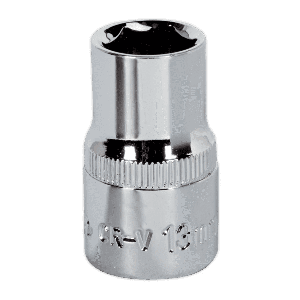Premier Fully Polished Socket 1/2"Sq Drive 13mm