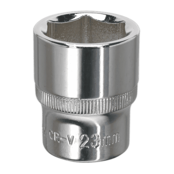 Premier Fully Polished Socket 1/2"Sq Drive 23mm