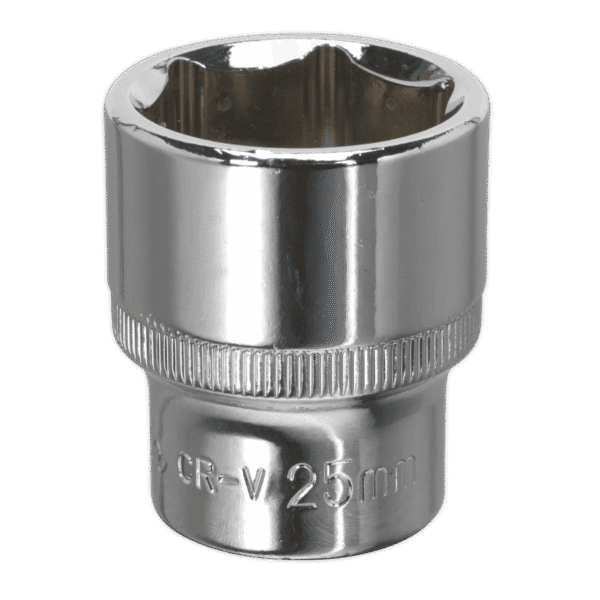 Premier Fully Polished Socket 1/2"Sq Drive 25mm