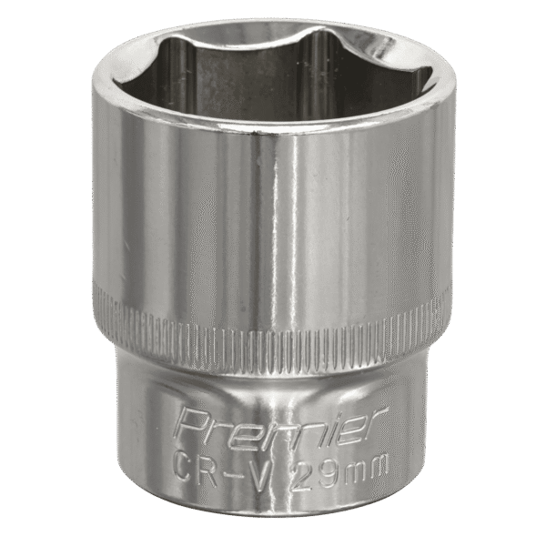 Premier Fully Polished Socket 1/2"Sq Drive 29mm