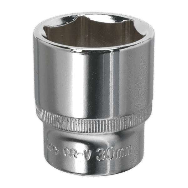Premier Fully Polished Socket 1/2"Sq Drive 30mm