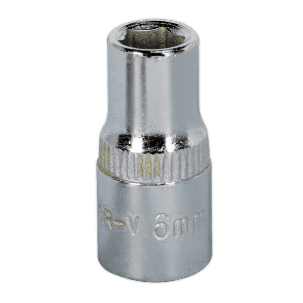 Premier Fully Polished Socket 1/4"Sq Drive 6mm