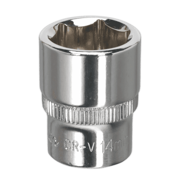 Premier Fully Polished Socket 1/4"Sq Drive 14mm