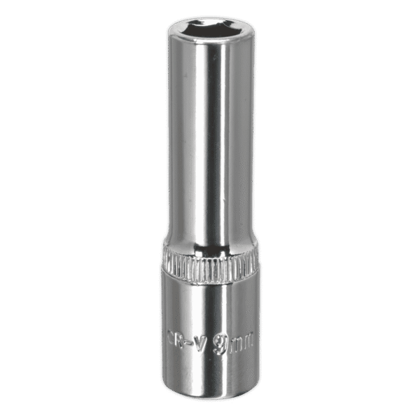 Premier Fully Polished Deep Socket 3/8"Sq Drive 9mm