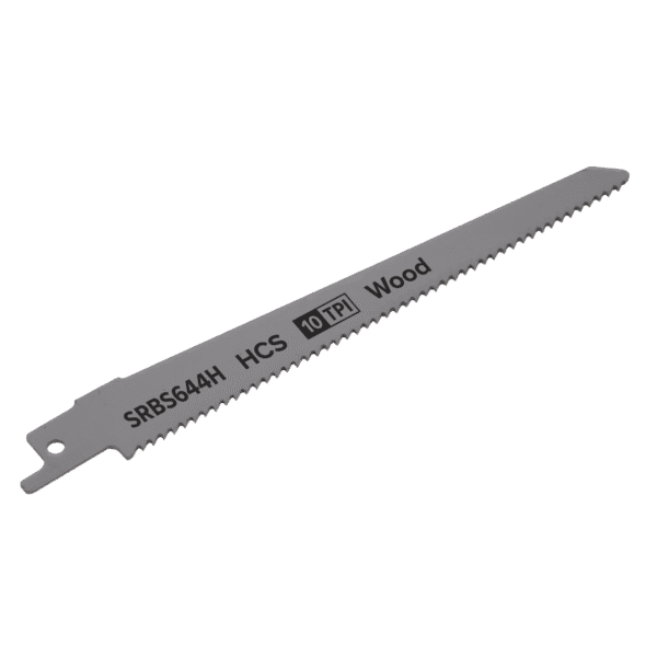 Reciprocating Saw Blade for Clean Wood 150mm 10tpi - Pack of 5