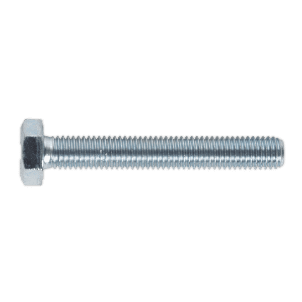 8.8 Zinc Plated HT Setscrew M10 x 70mm, DIN 933 - Pack of 25