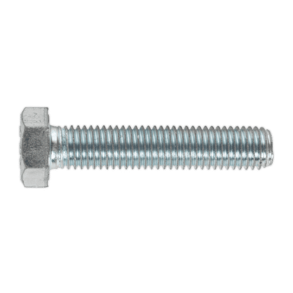 8.8 Zinc Plated HT Setscrew M14 x 70mm, DIN 933 - Pack of 10