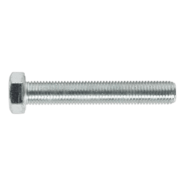 8.8 Zinc Plated HT Setscrew M16 x 100mm, DIN 933 - Pack of 5