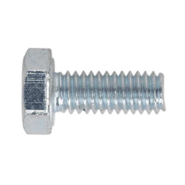 8.8 Zinc Plated HT Setscrew M4 x 16mm, DIN 933 - Pack of 50
