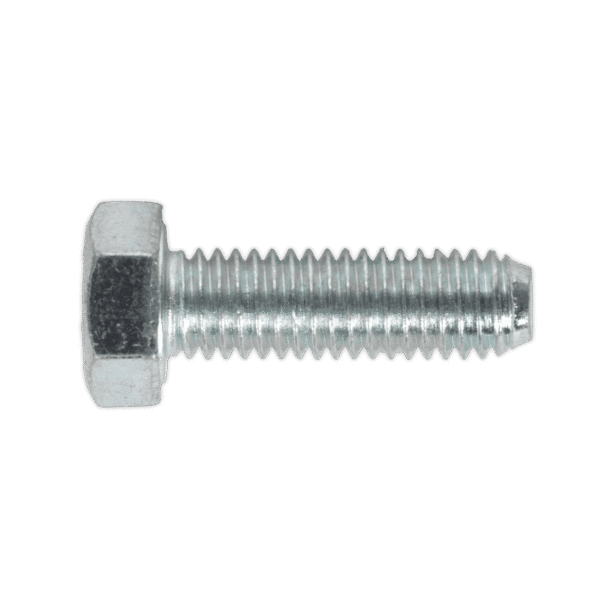 8.8 Zinc Plated HT Setscrew M5 x 16mm, DIN 933 - Pack of 50