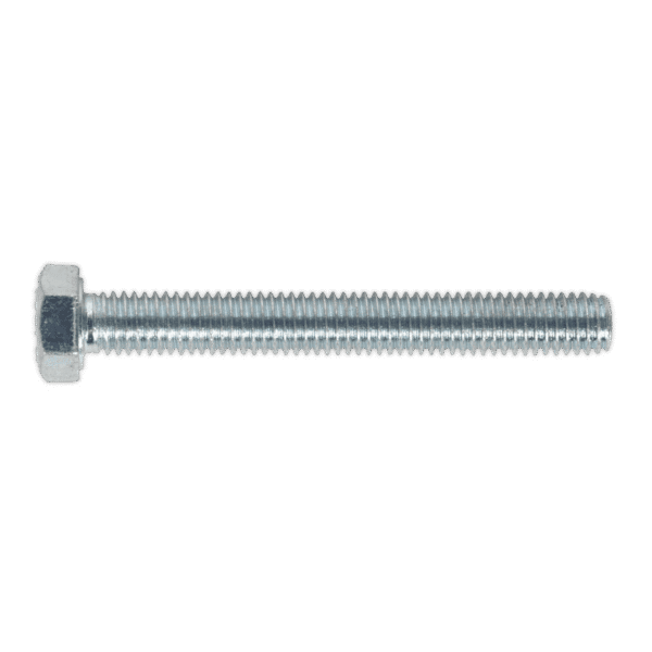 8.8 Zinc Plated HT Setscrew M5 x 40mm, DIN 933 - Pack of 50