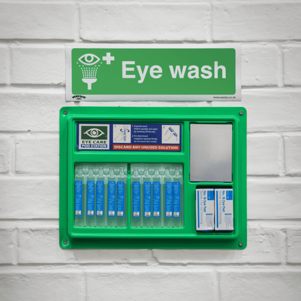 Worksafe® Eye Wash Safety Sign - Self-Adhesive Vinyl