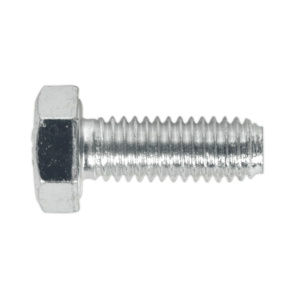 8.8 Zinc Plated HT Setscrew M6 x 16mm, DIN 933 - Pack of 50