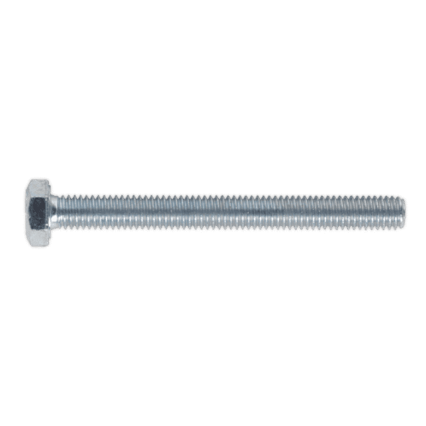 8.8 Zinc Plated HT Setscrew M6 x 60mm, DIN 933 - Pack of 50
