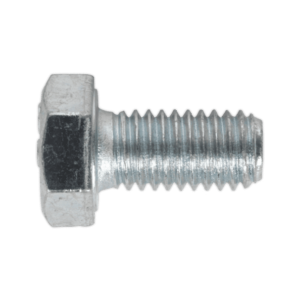 8.8 Zinc Plated HT Setscrew M8 x 16mm, DIN 933 - Pack of 50