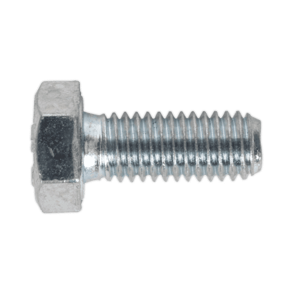 8.8 Zinc Plated HT Setscrew M8 x 20mm, DIN 933 - Pack of 50