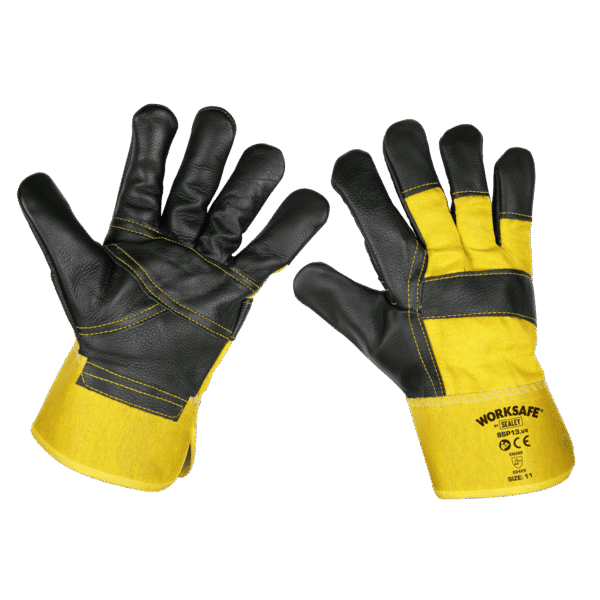 Worksafe® Rigger's Gloves with Hide Palm - Pack of 6 Pairs