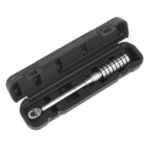 Premier Calibrated Micrometer Style Torque Wrench 1/4"Sq Drive 4-20Nm