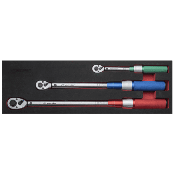 Premier Calibrated Micrometer Torque Wrench Set 3pc