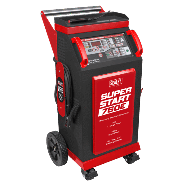 6/12/24V Battery Starter/Charger 750A