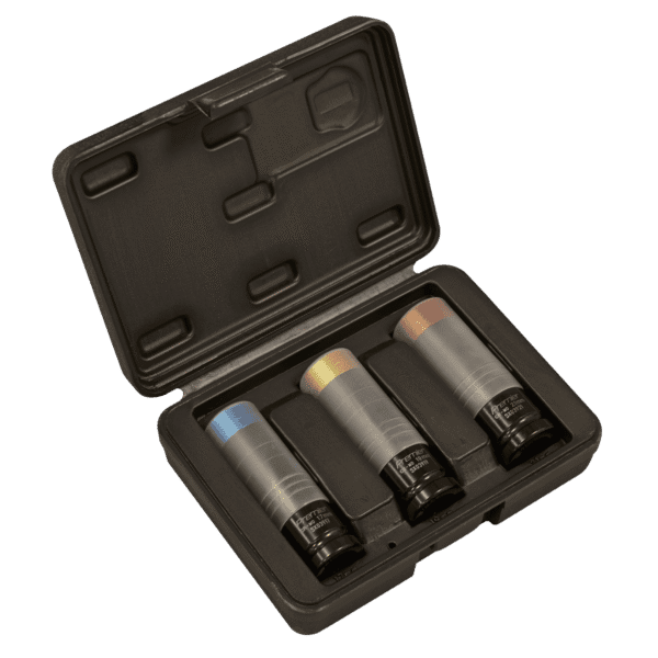 Premier Alloy Wheel Ultra-Power Impact Socket Set 1/2"Sq Drive 3pc