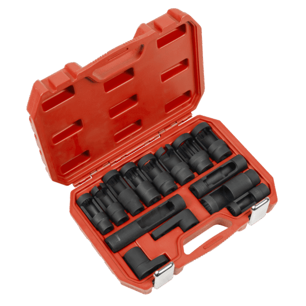Oxygen & Diesel Injector Window Socket Set 1/2"Sq Drive 14pc
