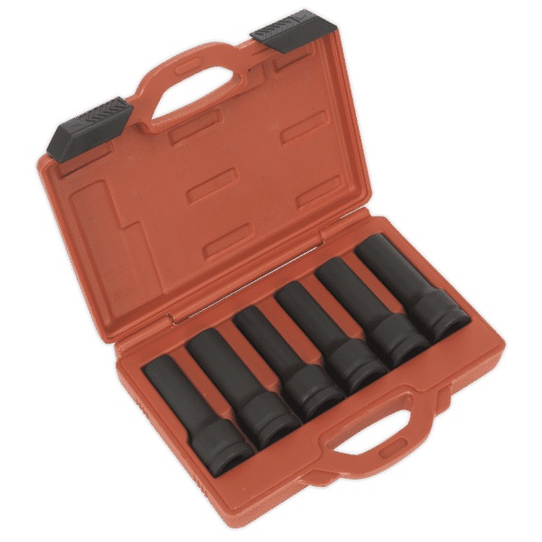 Impact & TRX-Star* Female Deep Socket Set 3/4"Sq Drive 12-Point 6pc