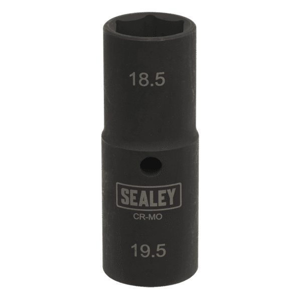 Double-Ended Impact Socket 1/2"Sq Drive 17-19mm
