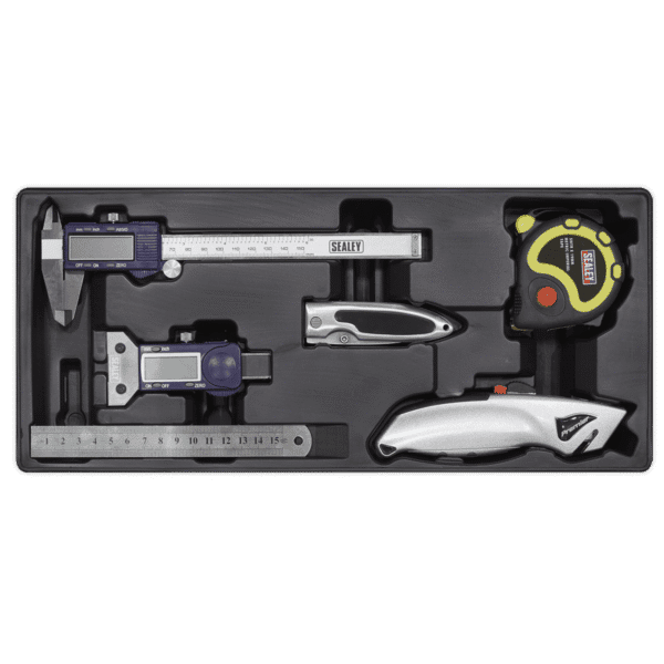 Premier Measuring & Cutting Set with Tool Tray 6pc