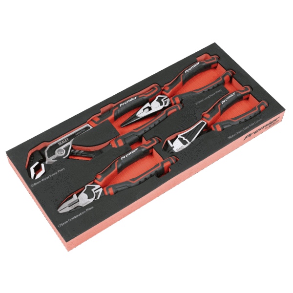 Premier Pliers Set with Tool Tray 4pc