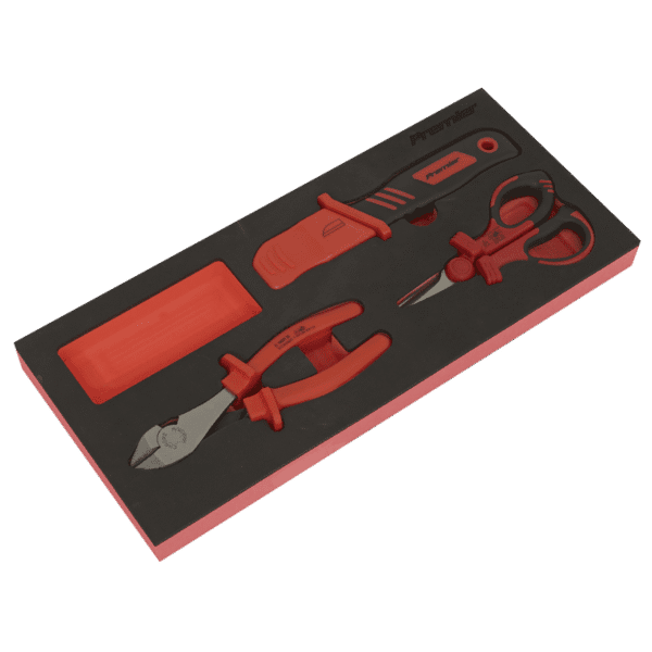 Premier Insulated Cutting Set with Tool Tray 3pc - VDE Approved