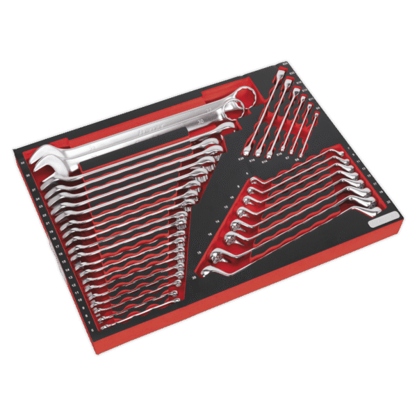 Premier Platinum Spanner Set with Tool Tray 35pc