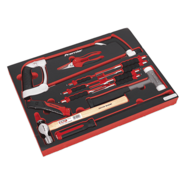 Premier Platinum Hacksaw, Hammers & Punch Kit with Tool Tray 13pc