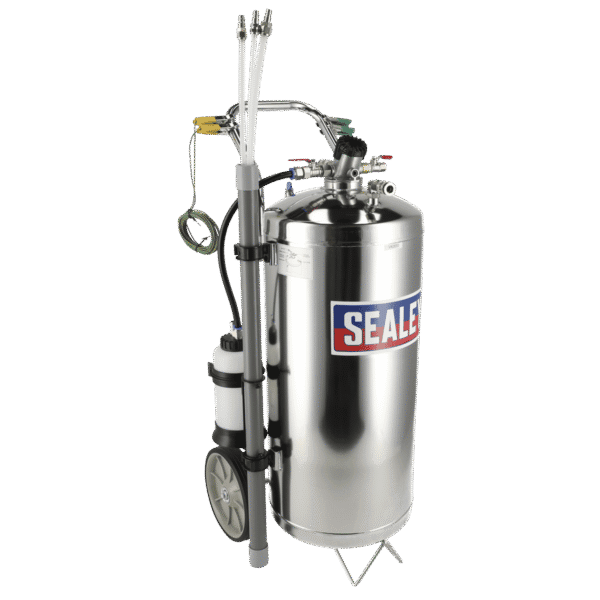 Air Operated Stainless Steel Fuel Drainer 40L