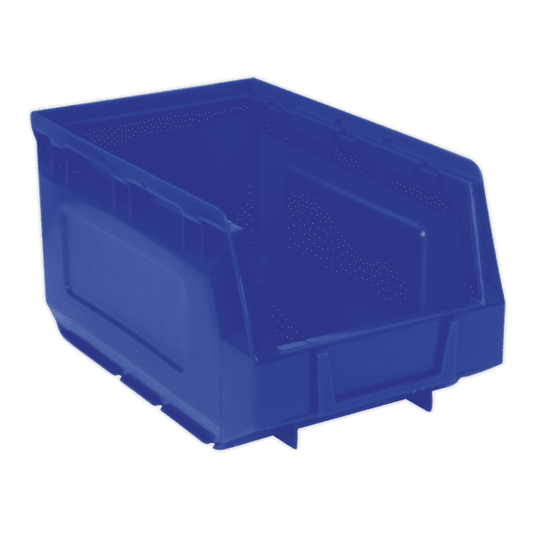 Plastic Storage Bin 150 x 240 x 130mm, Blue - Pack of 38