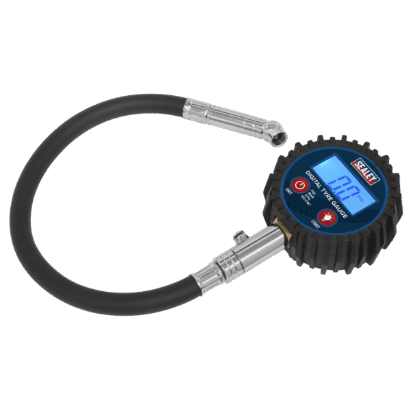 Digital Tyre Pressure Gauge with Push-On Connector