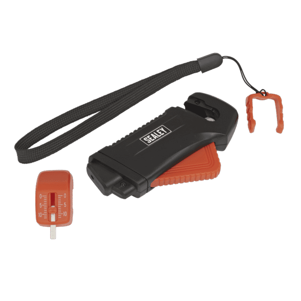 Emergency Breakout Tool with Tyre Tread Depth Gauge