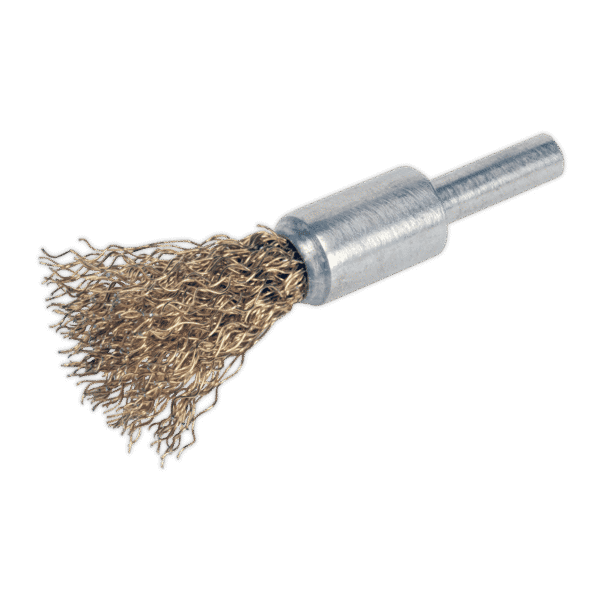 Flat Top Crimped Wire Decarbonising Brush 13mm