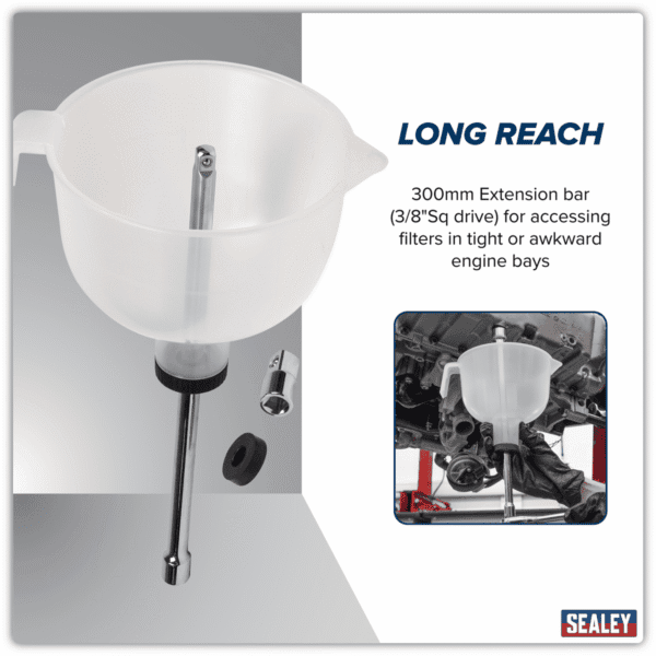 Oil Capture Extension Funnel Set
