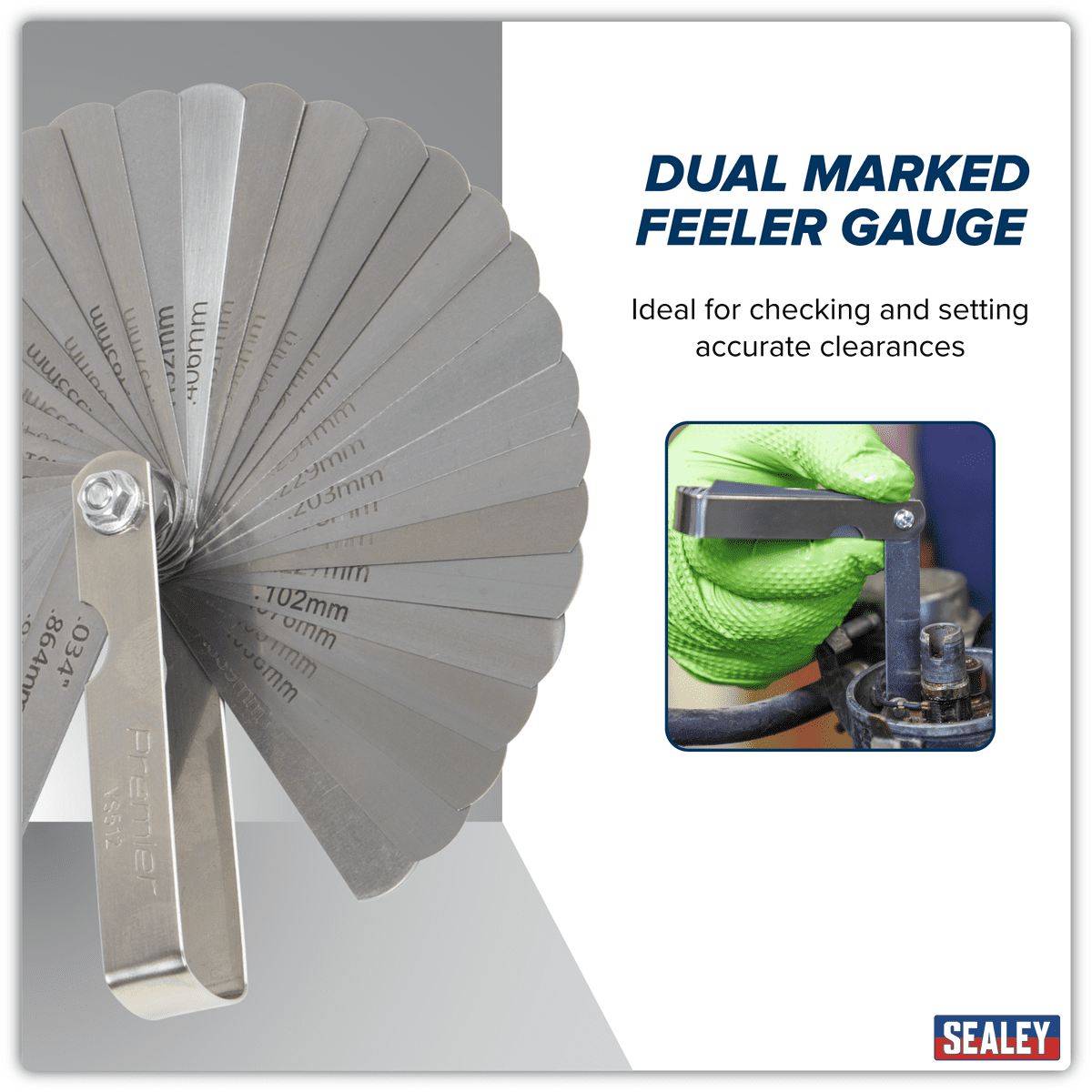 Premier Dual Marked Feeler Gauge 35 Blade - Image 2
