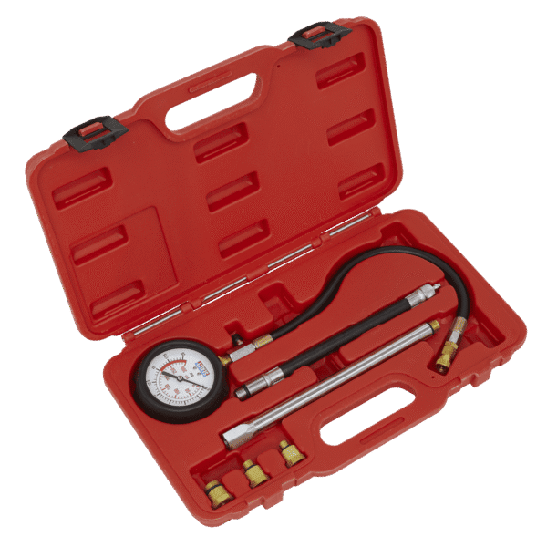 Petrol Compression Tester Deluxe Kit 6pc