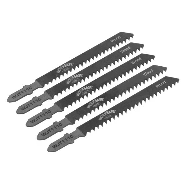 Jigsaw Blade for Soft Wood & Plastics 75mm 8tpi - Pack of 5
