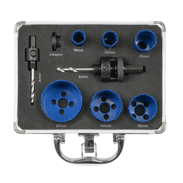 Plumber's Hole Saw Kit 9pc