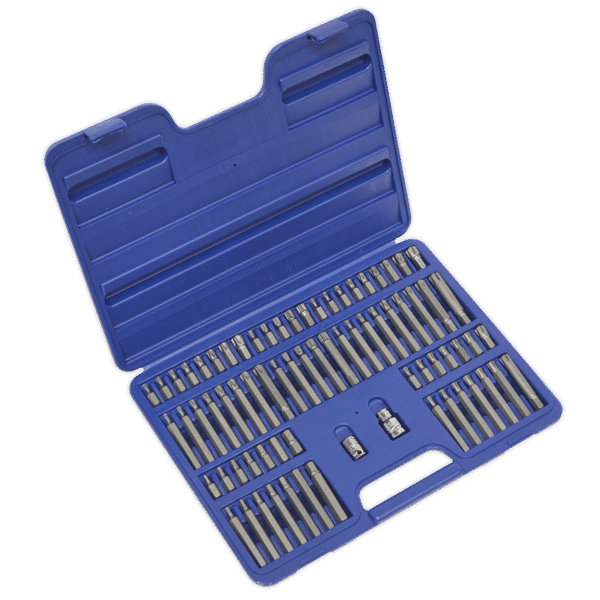 Premier TRX-Star*/Security TRX-Star*/Hex/Ribe/Spline Bit Set 3/8" & 1/2"Sq Drive 74pc