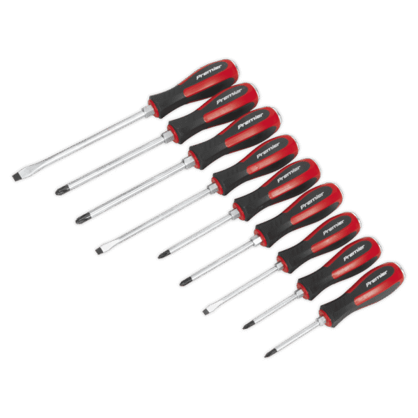 Premier Hammer-Thru Screwdriver Set 9pc
