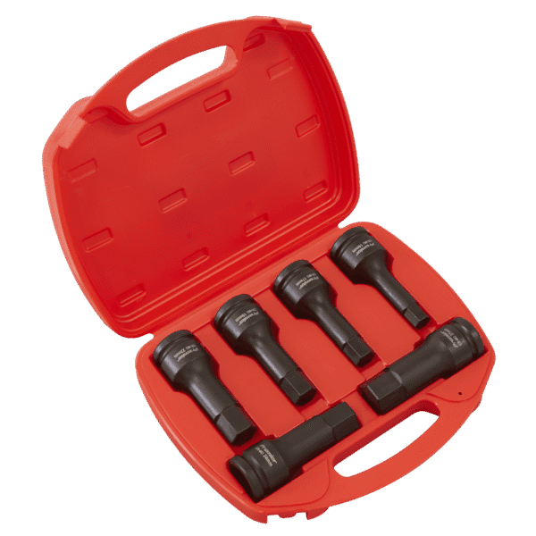 Premier Hex Impact Socket Bit Set 3/4"Sq Drive 6pc