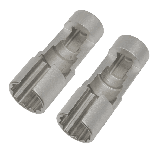Slim Profile Diesel Piezo Injector Pipe Sockets 3/8"Sq Drive 17 & 18mm 2pc