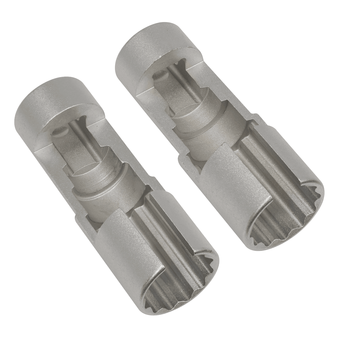 Slim Profile Diesel Piezo Injector Pipe Sockets 3/8"Sq Drive 17 & 18mm 2pc - Image 2