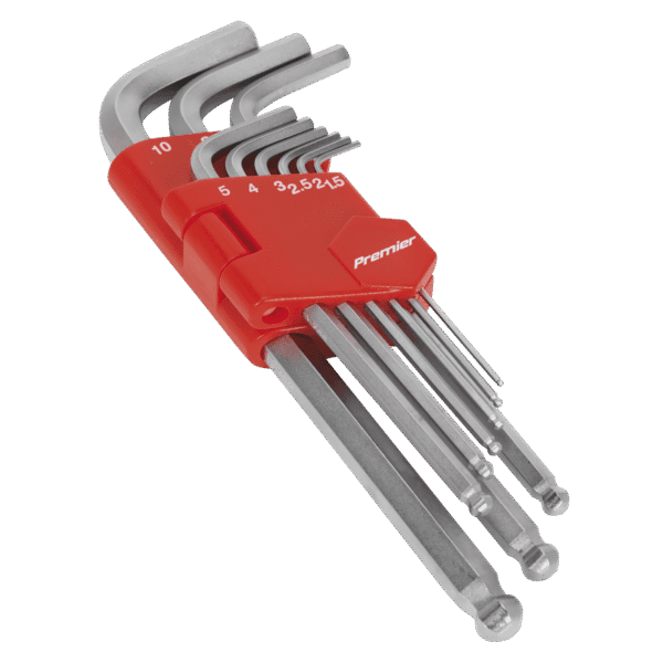 Premier Long Ball-End Hex Key Set 9pc