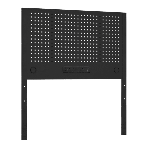 Superline PRO® Modular Pegboard Back Panel with Power Bar 1240mm